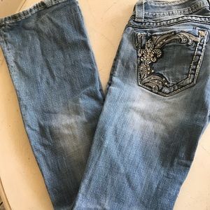 Miss me distressed jeans sz 26